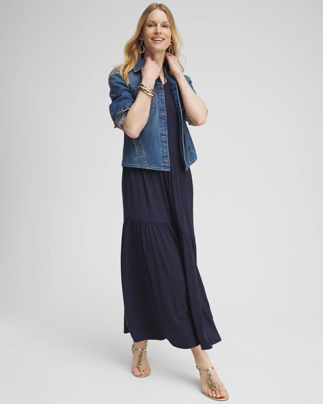 Asymmetrical Tier Dress - image 2